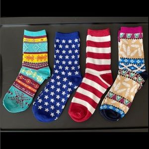 Brand new socks with designs